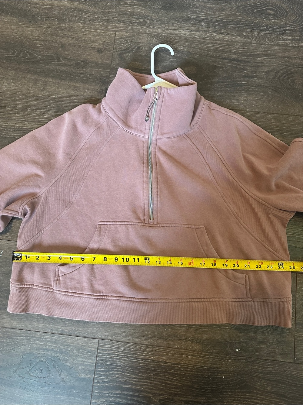 Lululemon Scuba Half Zip Funnel Neck Sweatshirt Dusty Mauve Women’s XL/XXL - Picture 7 of 9